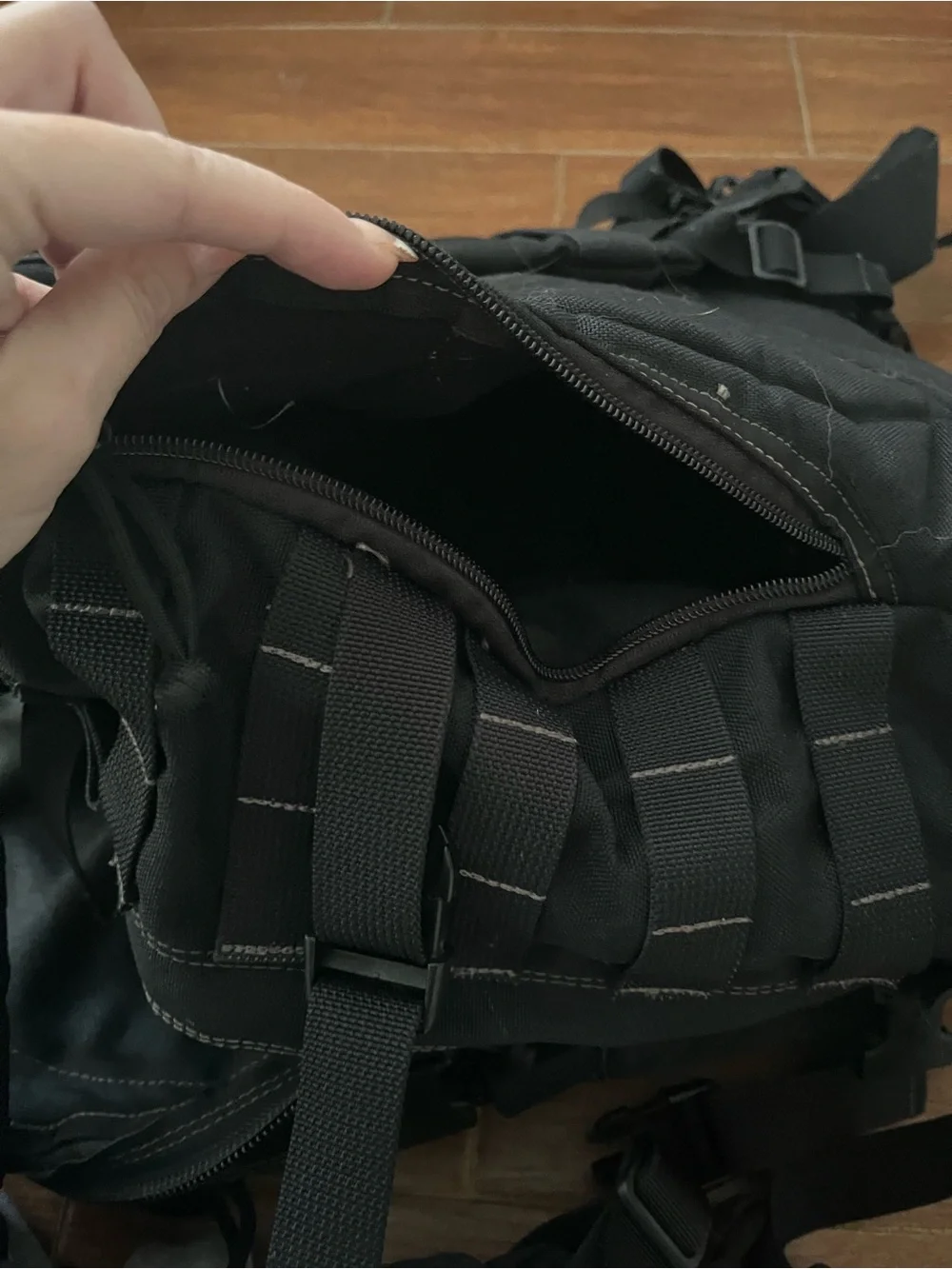 Maxpedition Tactical Backpack Black Large Heavy Duty Hiking Bag Rucksack